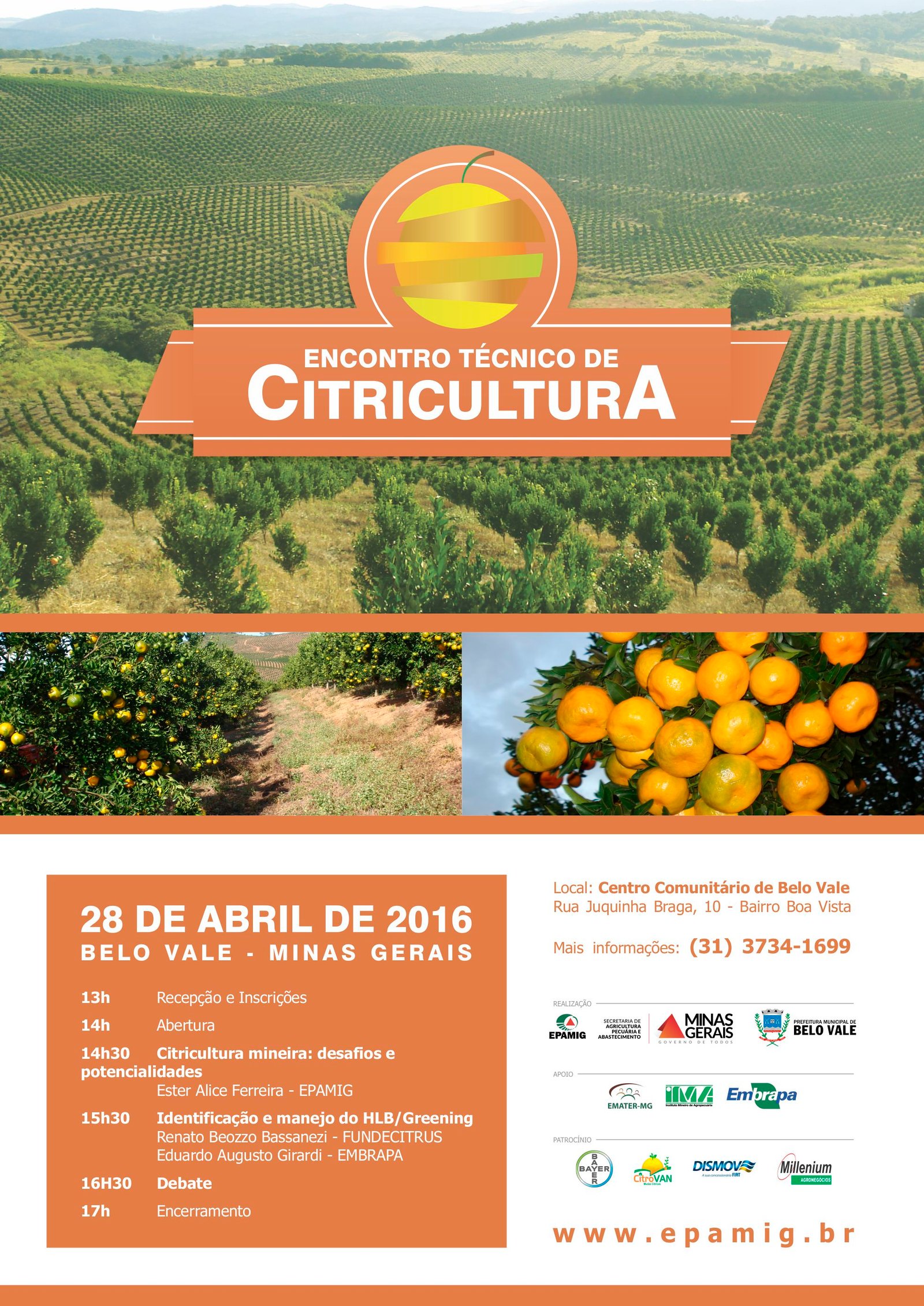 Encontro Citricultura 2016 - Belo Vale - Divulgação