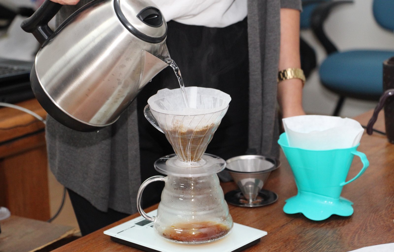 Degustação comentada de café. Foto Erasmo Pereira